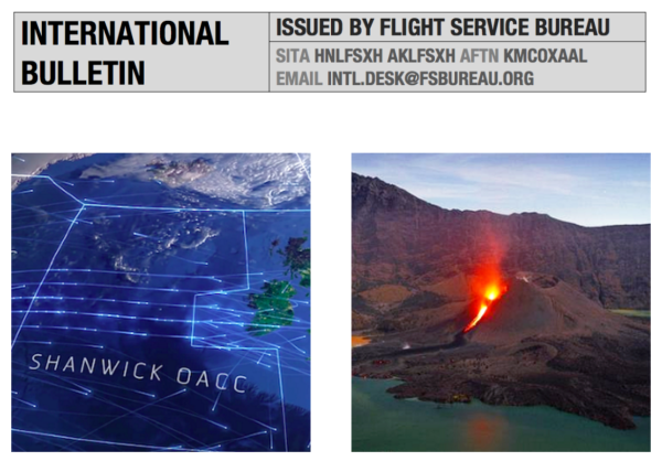 Monday Briefing: North Atlantic OTS Changes, Indonesia Volcano Eruption