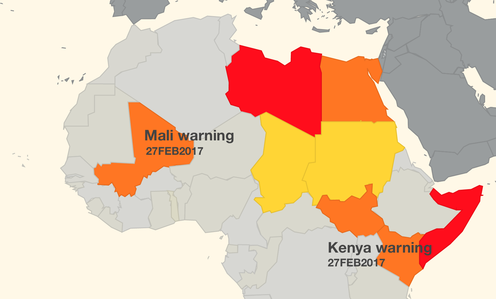 Fresh warnings as FAA clarifies weapons risk in Kenya, Mali airspace