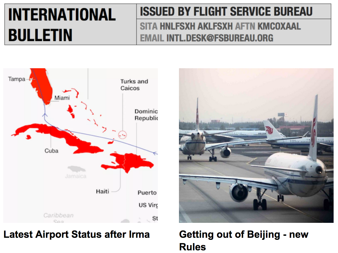 14SEP: Airport Status after Irma, Getting out of Beijing – International Ops Bulletin