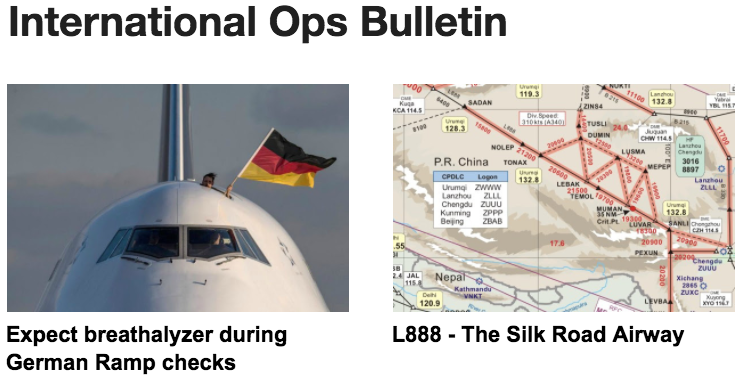 05APR: Breathalyzer tests at German ramp checks, Himalayan routings, Europe fixes its big slot computer