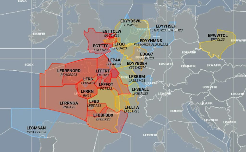 atc industrial action france