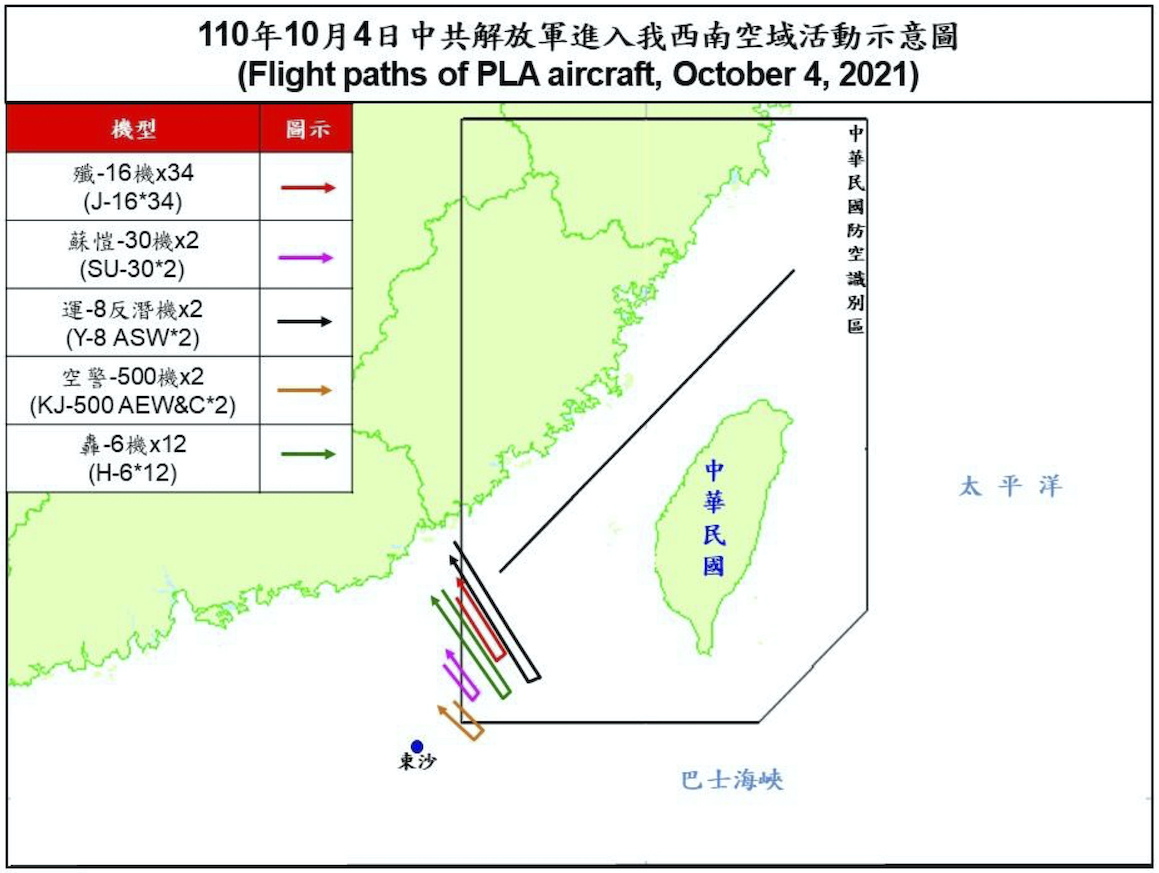 China Steps Up Incursions Into Taiwan’s ADIZ – International Ops 2024 ...