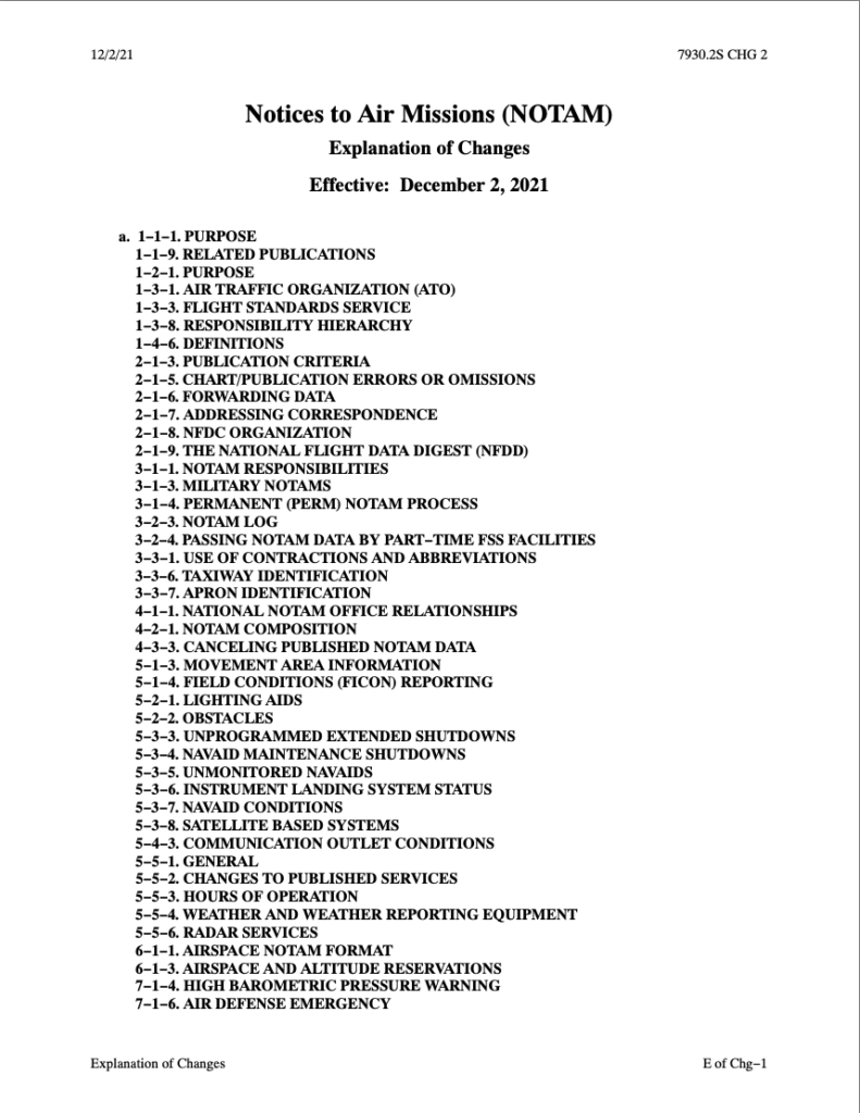 FAA NOTAM Change: It’s not all about the Missions – International Ops ...