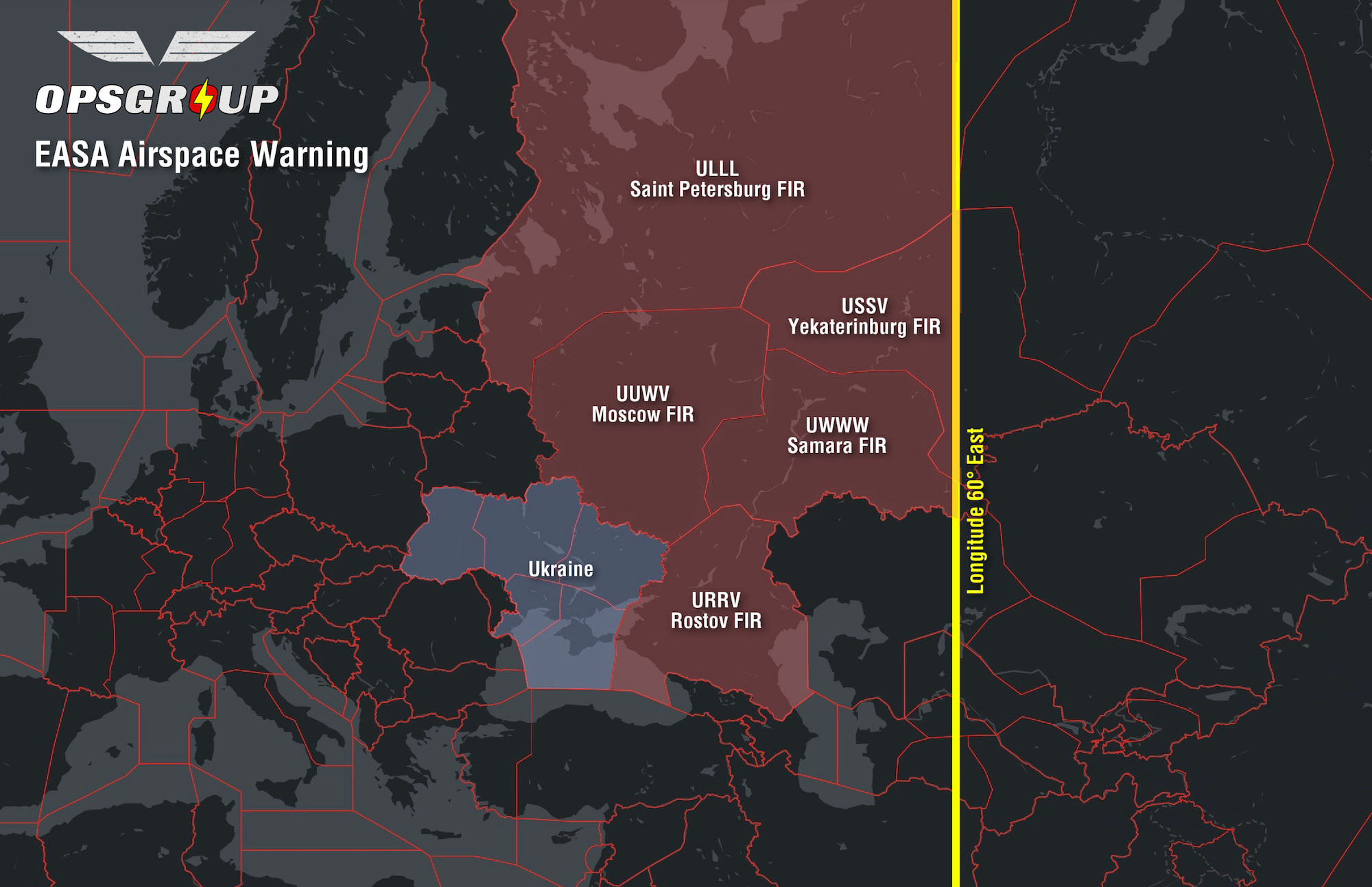 Russia: Aircraft Shot Down, New EASA Airspace Warning