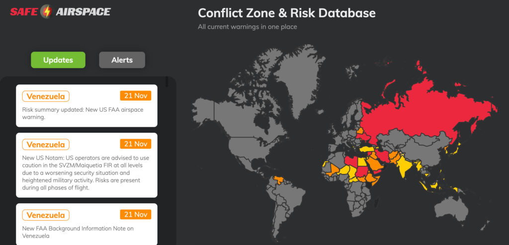 New FAA Airspace Warnings for Venezuela and Puerto Rico – International Ops 2025 – OPSGROUP