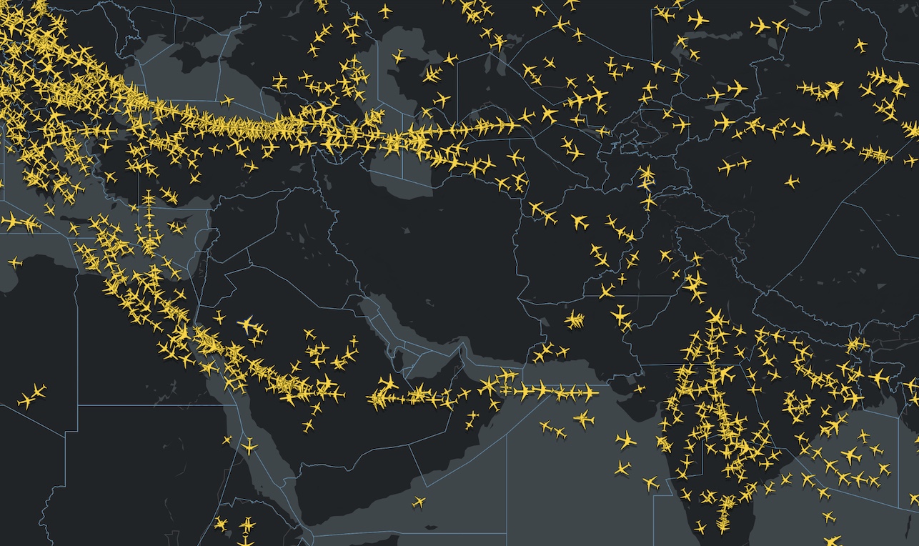 Middle East Airspace – Current Operational Picture