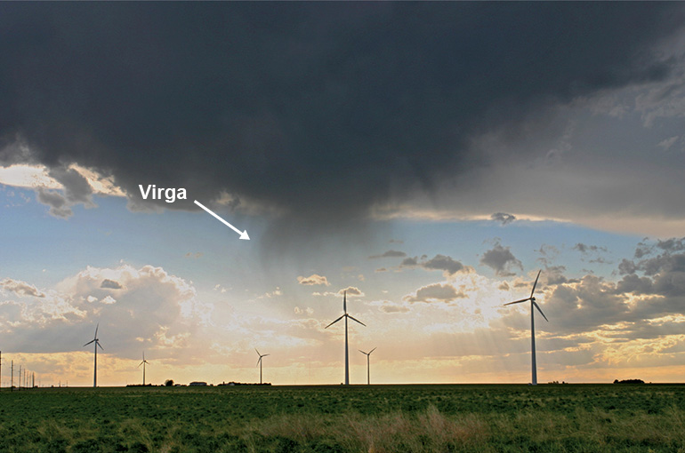 Dry Microburst - Virga