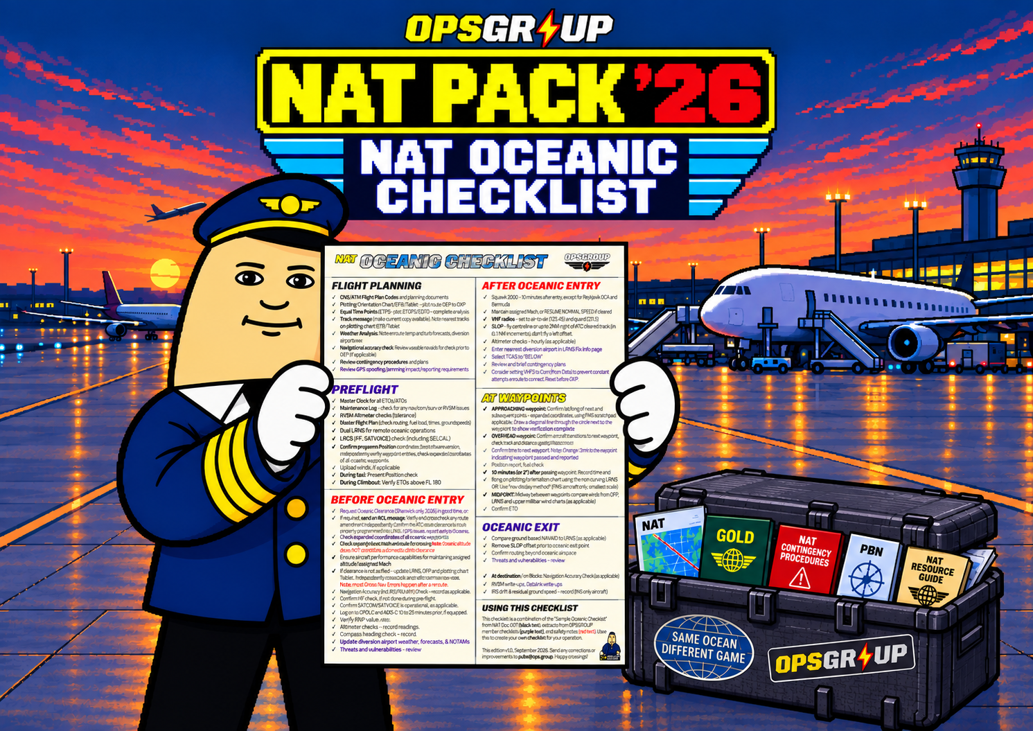 New 2026 NAT Oceanic Checklist